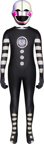 Five Costume For Kids Boys Jumpsuit Creepy Halloween Cosplay Party Bodysuit 5-12 Years Gift in Saudi Arabia