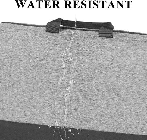 حقيبة كمبيوتر محمول مقاس 15.6 بوصة، غطاء حمل كمبيوتر محمول مقاوم للماء مع مقبض وحزام كتف وحقائب كمبيوتر متوافقة مع Lenovo HP Dell Apple Asus Notebook للرجال والنساء باللون الرمادي in Kuwait