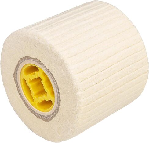 Nylon Bristle Drum, 60, Scale and Rust Stripping, 4.33" x 4", 110x100mm, for Burnishing Polishing Machine in Kuwait