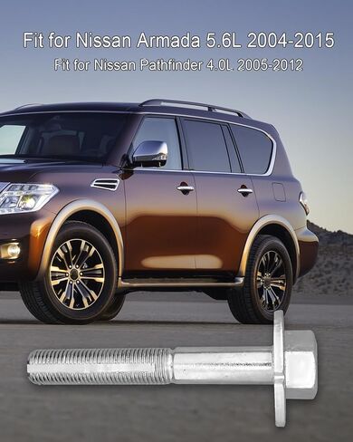 مسامير حدبة محاذاة ذراع التعليق مناسبة لنيسان أرمادا 5.6L 2004-2015 باثفايندر 4.0L V6 2005-2012، مجموعة لوحات محاذاة أصابع القدم الفولاذية عالية القوة استبدال 545802S400 545802S40A، قطعة واحدة in Saudi Arabia