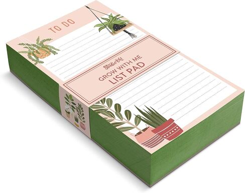 Chunky List Pad for Notes by Studio Oh! - Bella Flora - 4.5" x 8" - 250-Sheet Pad of Paper with Full-Color Art - Stylish & Practical Note Pad for Grocery Lists, To-Dos & More in Kuwait