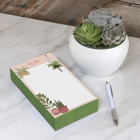 Chunky List Pad for Notes by Studio Oh! - Bella Flora - 4.5" x 8" - 250-Sheet Pad of Paper with Full-Color Art - Stylish & Practical Note Pad for Grocery Lists, To-Dos & More in Kuwait