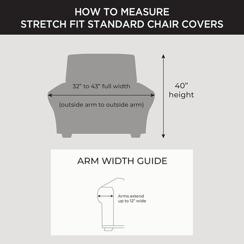 SureFit Ultimate Stretch Leather 4 PC Sofa Slipcover in Antiqued Slate in Kuwait