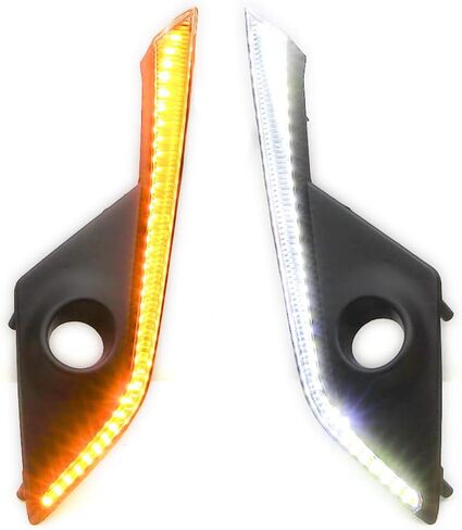 LED DRL Light for Mazda CX-3 CX3 2016-2021 Daytime Running Driving Fog Lamp Bezel with Turn Signal in Saudi Arabia