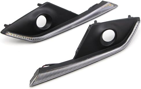LED DRL Light for Mazda CX-3 CX3 2016-2021 Daytime Running Driving Fog Lamp Bezel with Turn Signal in Saudi Arabia