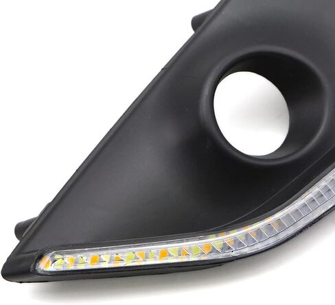 LED DRL Light for Mazda CX-3 CX3 2016-2021 Daytime Running Driving Fog Lamp Bezel with Turn Signal in Saudi Arabia