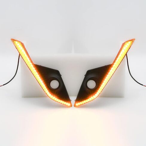 LED DRL Light for Mazda CX-3 CX3 2016-2021 Daytime Running Driving Fog Lamp Bezel with Turn Signal in Saudi Arabia