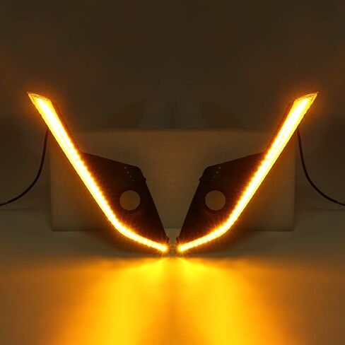 LED DRL Light for Mazda CX-3 CX3 2016-2021 Daytime Running Driving Fog Lamp Bezel with Turn Signal in Saudi Arabia