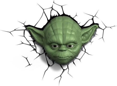 3D Light FX Star Wars Yoda Face 3D Deco LED Wall Light in Saudi Arabia