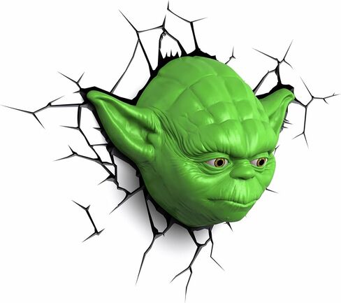 3D Light FX Star Wars Yoda Face 3D Deco LED Wall Light in Saudi Arabia