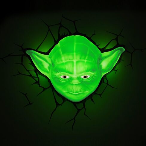 3D Light FX Star Wars Yoda Face 3D Deco LED Wall Light in Saudi Arabia