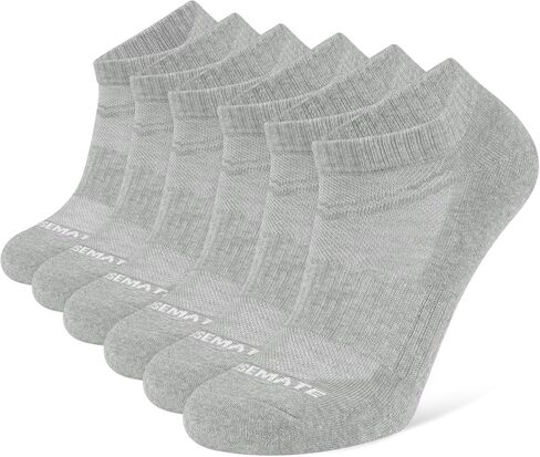 جوارب الكاحل للرجال من Closemate، جوارب رياضية قصيرة مبطنة من القطن، 6 أزواج in Kuwait