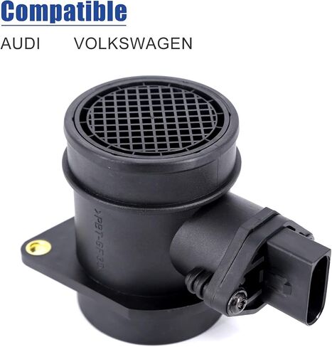0280218063 مستشعر تدفق الهواء الشامل MAF متر متوافق مع 2000-2006 A'udi A4/TT Quattro، 2001-2006 VW Golf، V'olkswagen Beetle، Jetta، Passat (نماذج مختارة)، OE 06A906461L، 0280218064، 0986280217 in Kuwait