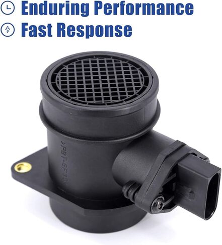 0280218063 مستشعر تدفق الهواء الشامل MAF متر متوافق مع 2000-2006 A'udi A4/TT Quattro، 2001-2006 VW Golf، V'olkswagen Beetle، Jetta، Passat (نماذج مختارة)، OE 06A906461L، 0280218064، 0986280217 in Kuwait