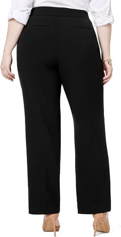Plus Size Curvy-Fit Straight-Leg Pants in Saudi Arabia