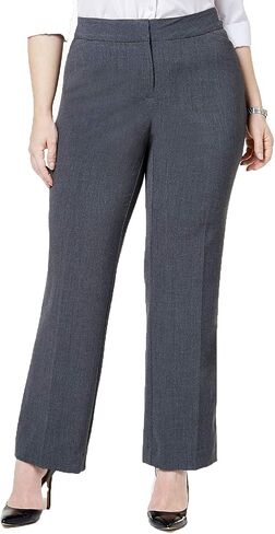 Plus Size Curvy-Fit Straight-Leg Pants in Saudi Arabia
