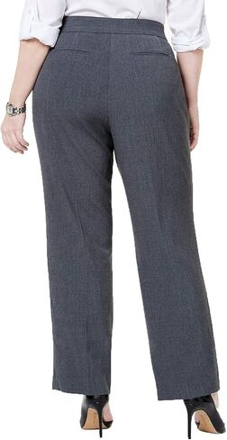 Plus Size Curvy-Fit Straight-Leg Pants in Saudi Arabia
