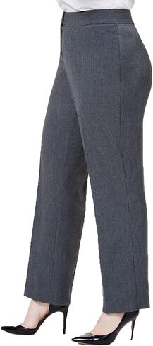 Plus Size Curvy-Fit Straight-Leg Pants in Saudi Arabia
