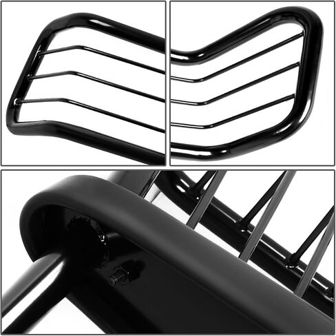 DNA MOTORING GRILL-G-041-BK Black Front Bumper Brush Grille Guard Compatible with 09-15 Pilot in Saudi Arabia