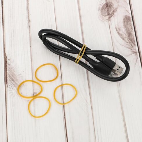 30mm/1.18 Inch Rubber Bands, 200 Pcs Small Rubber Bands Yellow Elastic Rubber Band Small Rubber Bands For Crafts Elastic Stretchy Bands Mini Rubber Bands For Office Supplies School Home in Saudi Arabia