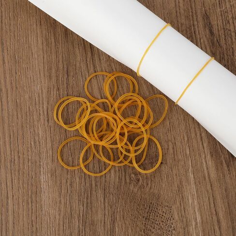 30mm/1.18 Inch Rubber Bands, 200 Pcs Small Rubber Bands Yellow Elastic Rubber Band Small Rubber Bands For Crafts Elastic Stretchy Bands Mini Rubber Bands For Office Supplies School Home in Saudi Arabia