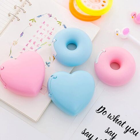 الأشرطة، موزع شريط ملون كاندي محمول على شكل قلب، منظم شريط لطيف، مكتب منزلي، مكتب، مستلزمات مدرسية in Kuwait