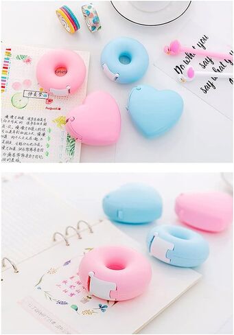 الأشرطة، موزع شريط ملون كاندي محمول على شكل قلب، منظم شريط لطيف، مكتب منزلي، مكتب، مستلزمات مدرسية in Kuwait