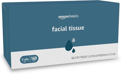 مناديل الوجه أمازون بيسيكس، طبقتين، عدد 640 (4 عبوات من 160 قطعة) (سوليمو سابقًا) in Saudi Arabia