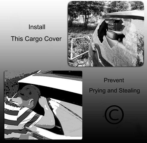 Retractable Cargo Cover 2013 Compatible with 2014-2018 Toyota Rav4 Trunk Cover Black in Saudi Arabia