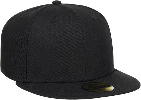 New Era Blank Custom 59FIFTY Fitted Cap (8, Black/Grey UV) in Saudi Arabia