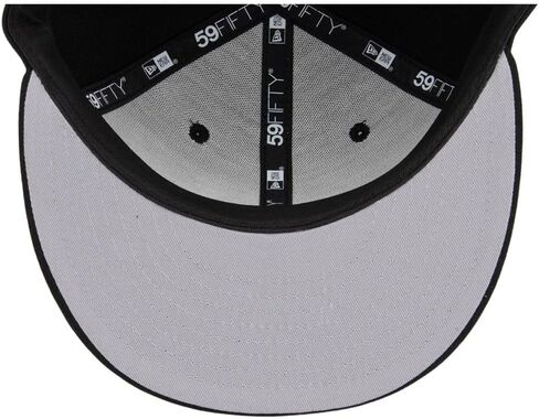 New Era Blank Custom 59FIFTY Fitted Cap (8, Black/Grey UV) in Saudi Arabia