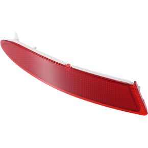 X AUTOHAUX Rear Left Bumper Reflector Light Cover for BMW X3 F25 2011-2014 63147217315 Red