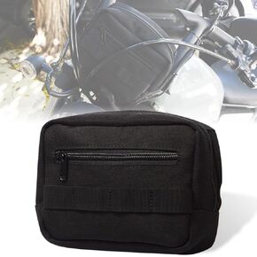 WOWTK دراجة نارية حقيبة مقود الدراجة أداة حقيبة العالمي شوكة حقيبة سيسي بار ودراجة ملحق ل كروزر سوفتيل داينا سبورتسترز in Kuwait