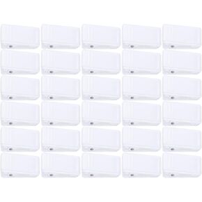 Mini Clear Self Adhesive Clips, 30PCS Tapestry Walls Hanging Clips Plastic Sticky Command Small Spring Clamps for Hanging Backdrops, Paper, and Photos Applicable to Home, Office, Classroom