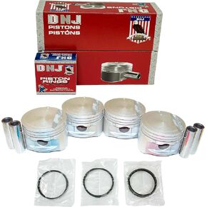 DNJ PRK120 Piston and Ring Kit For 2001-2012 Hyundai Kia Elantra Soul Spectra Spectra5 Sportage Tiburon Tucson 2.0L L4 DOHC 16V Naturally Aspirated