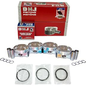 DNJ PRK229C Piston and Ring Kit For 2008-2011 Honda Accord CR-V 2.4L L4 DOHC 16V Naturally Aspirated K24Z2,K24Z3,K24Z6