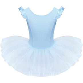 IBTOM CASTLE Baby Girls Sequins Ballet Dance Tutu Dress Skirted Leotard Ballerina Dancewear Gymnastic Gown