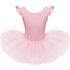 IBTOM CASTLE Baby Girls Sequins Ballet Dance Tutu Dress Skirted Leotard Ballerina Dancewear Gymnastic Gown