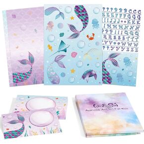WERNNSAI Kids Stationery Set - 72PCS Girls Stationery Set Teens Unicorn Letter Writing Kit Unicorn Letter Paper Set Stationery Writing Sheets with Envelopes School Unicorn Gift