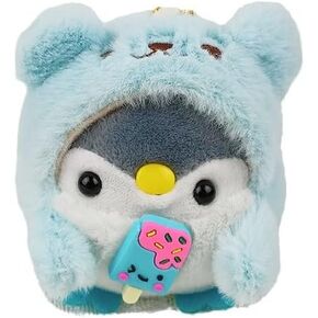 Cute Penguin Plush Keychains New Kawaii Doll Backpack Pendant Car Keychain Birthday Gift Valentine's Day Gifts