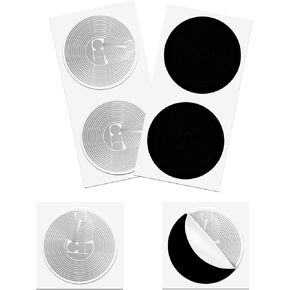 50pcs NFC Tags Sticker NTAG215 Black NFC Stickers Round (25mm), Blank NFC Tag 504 Bytes Programmable NFC Tag Sticker,Compatible with Android iPhone and NFC Enabled Phones Devices