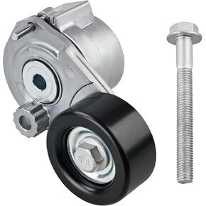 Belt Tensioner Assembly with Pulley Compatible with Chevy Cruze 2011-2016 Sonic 2012-2018, Pontiac G3 2009-2010, Saturn Astra 2008-2009 Replacement for 25189926 25191534 55563512