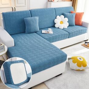 Magic Sofa Covers Couch Covers for Sectional Sofa 2024 New Couch Cushion Covers Universal Sofa Hero Covers Soothing Home Sofa Covers Washable Stretch Slipcovers (Light Gray,Large Single Seat Cover)