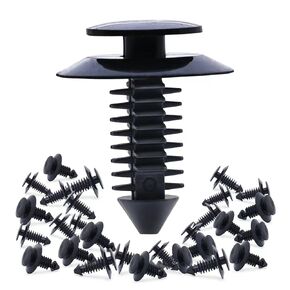 30PCS Door Trim Panel Retainers Rivet Fastener Automotive Rivet Retainer Fender Bumper Fasteners Clips Compatible with Ford Lincoln Mercury N801925-S N802900-S