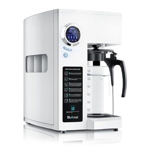 Bluevua RO100ROPOT Reverse Osmosis System Countertop Water Filter, 5 Stage Purification, Counter RO Filtration, 2:1 Pure to Drain, Purified Tap Water, Portable Water Purifier for Home