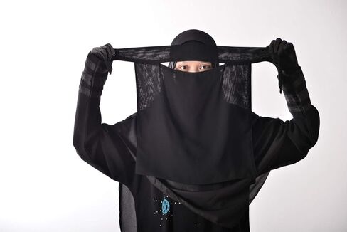 TheHijabStore.com Women's 1-Layer Saudi Black Niqab Face Veil for Hijab Soft 1 Piece Burqa-No Screen in Saudi Arabia