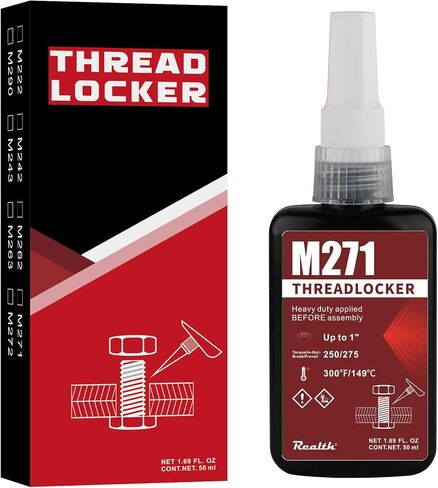 M222 Purple Threadlocker 50ml لجميع المعادن منخفضة القوة الخيوط الجمعية لاصقة Threadlocking سهلة التفكيك (M222) in Kuwait