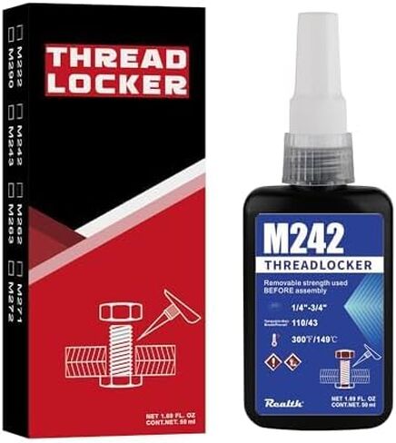 M222 Purple Threadlocker 50ml لجميع المعادن منخفضة القوة الخيوط الجمعية لاصقة Threadlocking سهلة التفكيك (M222) in Kuwait