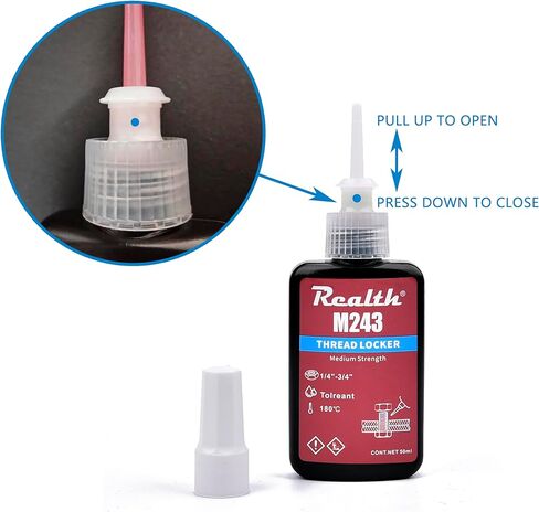 M222 Purple Threadlocker 50ml for All Low Strength Metal Threaded Assembly Threadlocking Adhesive Easy Disassembly(M222) in Kuwait