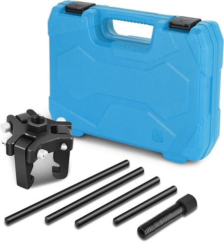 DNA MOTORING Harmonic Balancer Pulley Puller 6-pcs Set 3-Jaw Puller for Harmonic Dampers & Balancers Removal Compatible with Chrysler GM Mitsubishi,Blue,TOOLS-00318 in Saudi Arabia